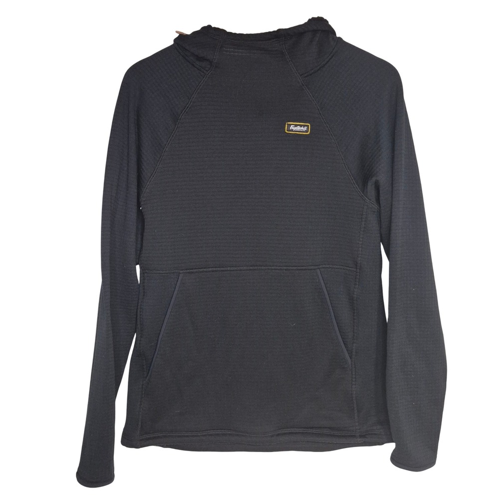Fayettechill Polartec Power Grid Hoodie Mens S Gorpcore Technical Fleece Black